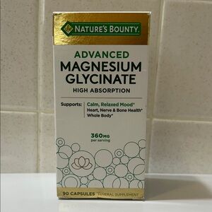 Nature's Bounty Magnesium Glycinate Capsules